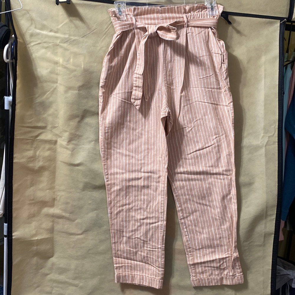 Women’s linen cropped pant